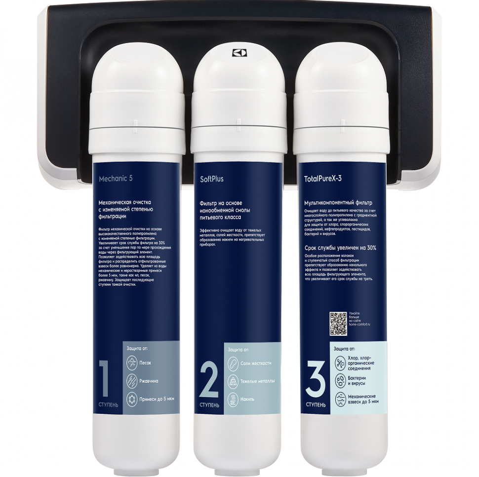 Фильтр трехступенчатый Electrolux iStream TotalPure X-3 Softening