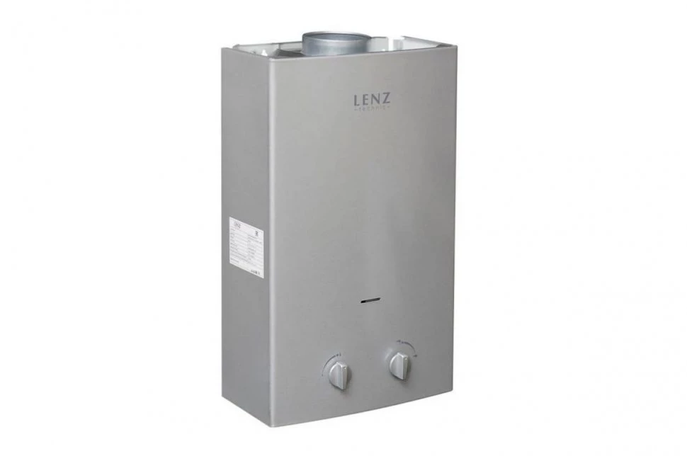 Газовый проточный водонагреватель Lenz Technic 10L Silver