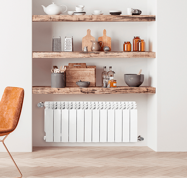 Биметаллический радиатор отопления Fondital 350/100 Alustal Plus 12 секций — изображение 3